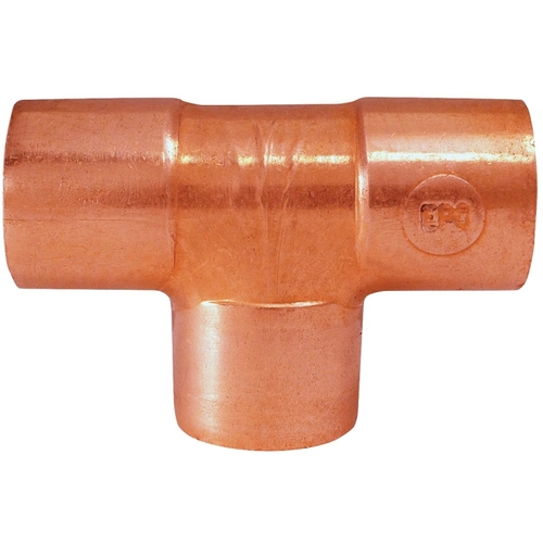 111 Series Pipe Tee, 1-1/2 in, Sweat, Copper