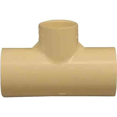 Pipe Tee, 1 x 3/4 in, CPVC, SCH 40 Schedule