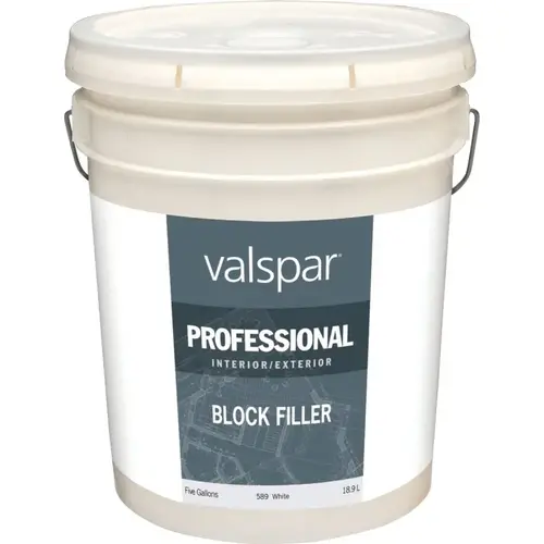 044.0000.008 Professional Block Filler, White, Liquid, 5 gal Pail