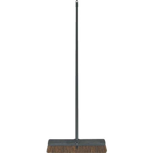 BIRDWELL 4018-4 Contractor Push Broom, 3 in L Trim, Palmyra Fiber Bristle