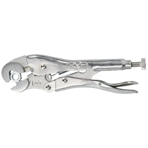 Irwin 04 Original Series Locking Plier, 7 in OAL, 3/4 in Jaw Opening, Plain-Grip Handle, 3/8 in W Jaw, 1-3/16 in L Jaw