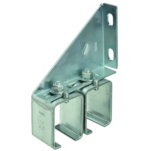 Double Splice Bracket, Steel, Galvanized, For: #5114 or #5116 Double Run Box Rail - pack of 2