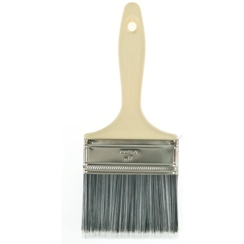 Paint Brush, 4 in W, 2-3/4 in L Bristle, Varnish Handle