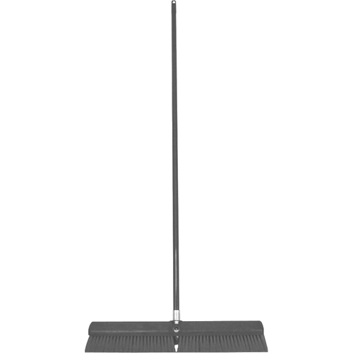 BIRDWELL 4028-4 Contractor Push Broom, 3 in L Trim, Polypropylene/Polystyrene Bristle