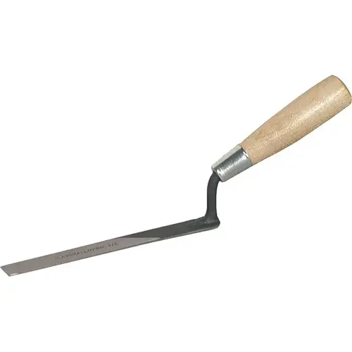 Marshalltown 504 Tuck Pointer, 5/16 in W, 6-3/4 in L, Polyethylene, Wood Handle