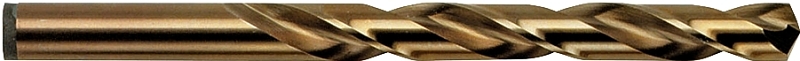 Irwin 63123 Jobber Drill Bit, 23/64 in Dia, 4-7/8 in OAL, Spiral Flute, 23/64 in Dia Shank, Cylinder Shank Gold Oxide