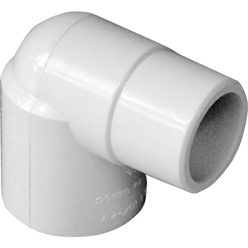 Lasco 409007bc Street Pipe Elbow 34 In Slip 90 Deg Angle Pvc White Sch 40 Schedule 480 6167