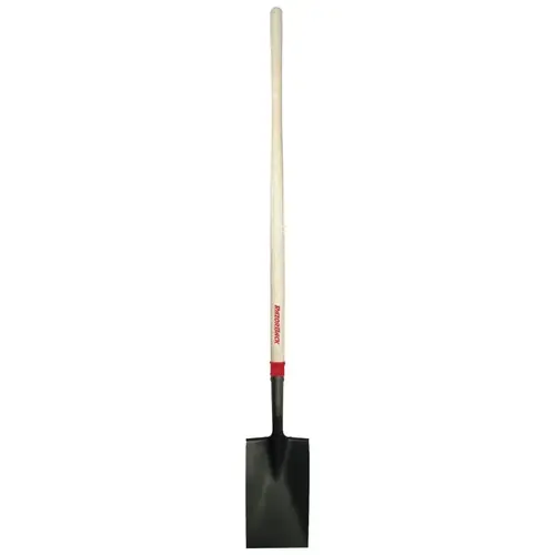 Razor-Back 46200 Border Spade, 7.06 in W Blade, 14 ga Gauge, Steel Blade, Hardwood Handle, 48 in L Handle