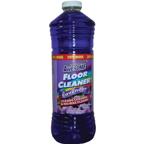 Floor Cleaner, 40 oz Bottle, Liquid, Lavender