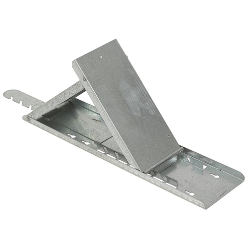 Qual-Craft 2525 Roof Bracket, Adjustable, Slater Style, Steel, Galvanized, For: Any Roof Pitch