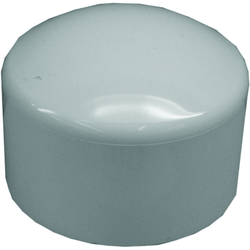 447030BC Pipe Cap, 3 in, Slip, PVC, SCH 40 Schedule