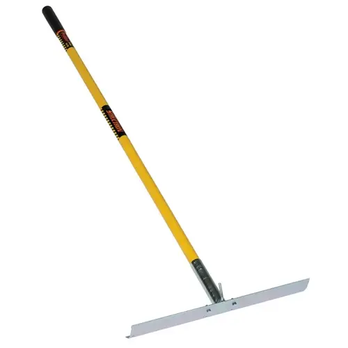 Structron 73310 S600 Power Series Concrete Placer Tool with Hook, 61 in OAL, 3-1/4 in L Tine, Fiberglass Handle