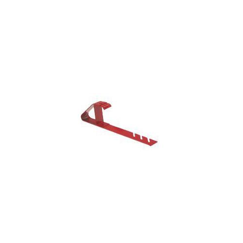 Qual-Craft 2505 Fixed Roof Bracket, Adjustable, Steel, Red, Powder-Coated