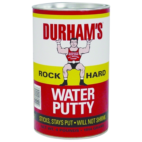 Durhams 4 Rock Hard Water Putty, Natural Cream, lb Can