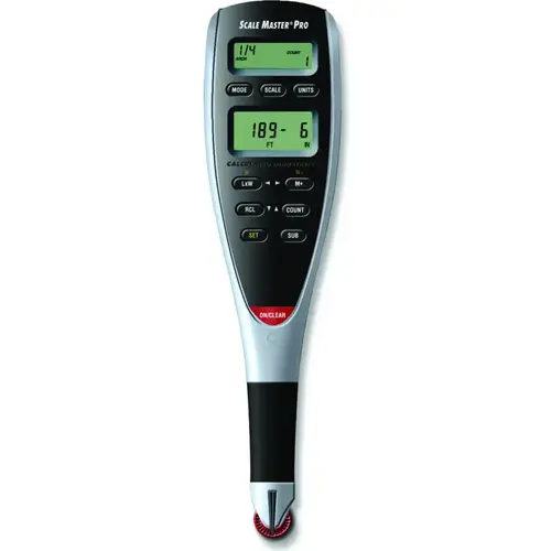 Plan Measure, Digital, LCD Display Black