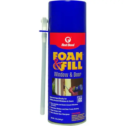 Foam & Fill Foam Sealant, Champagne, 12 oz Aerosol Can