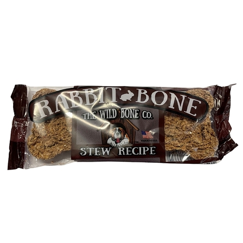 THE WILD BONE CO 1812 Stew Dog Biscuit, Jerky, Rabbit Flavor, 1 oz