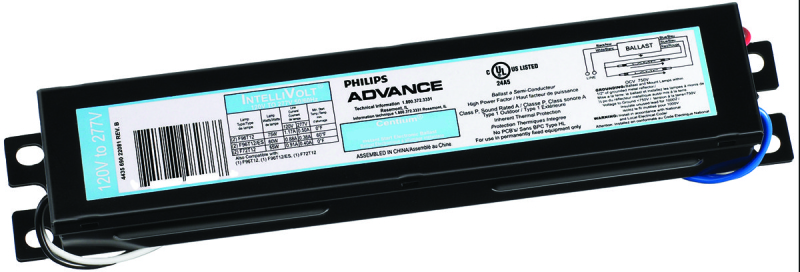 Philips Advance ICN2P60N35I Centium Series Electronic Ballast, 120/277 V, 132 to 135 W, 2-Lamp