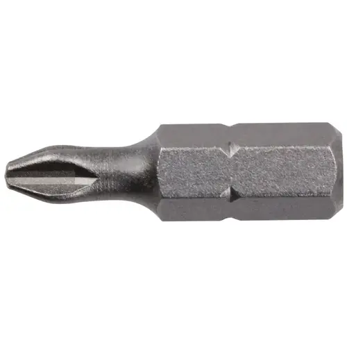 Irwin IWAF21PR2B25 Insert Bit, #2 Drive, Phillips Drive, 1/4 in Shank, Hex Shank, 1 in L, High-Grade S2 Tool Steel Unfinished - pack of 25