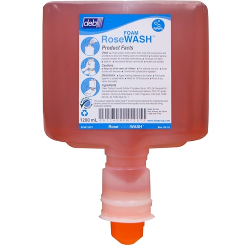 RFW120TF Hand Soap, Liquid, Pink, Fragrant, 1200 mL Cartridge - pack of 3