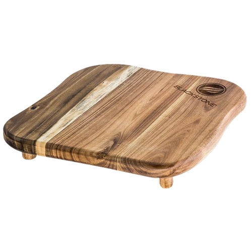Cutting Board, 11-1/2 in L, 12 in W, 2 in Thick, Wood, Brown