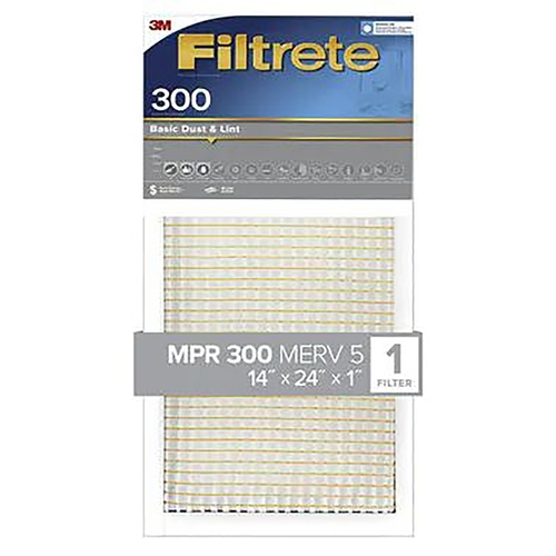 FILTER AIR DUST&LINT 14X24X1IN