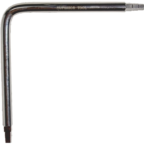0 Faucet Seat Wrench, 6 x 6 in Head, Steel, Nickel