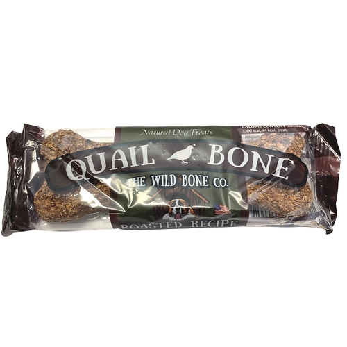 THE WILD BONE CO 2002-XCP48 Dog Biscuit, Quail Flavor - pack of 48