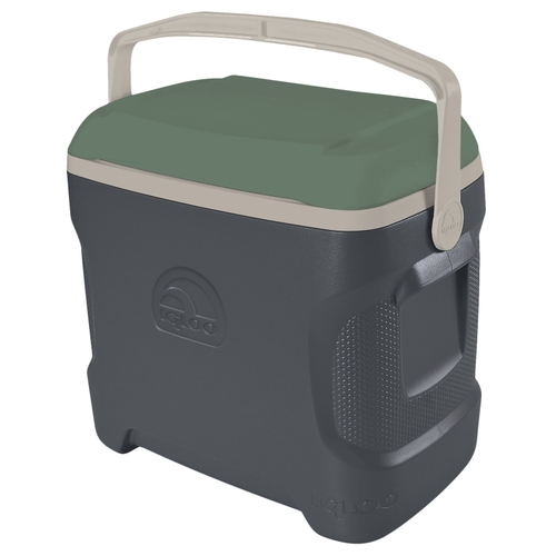 Igloo 50556 49672 Sportsman Ice Chest Cooler, 30 qt Cooler, HDPE/Resin, Green