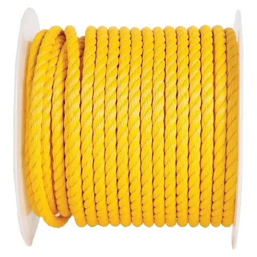 Lehigh 5001645 ROPE TWST POLY YEL 1/2INX200FT