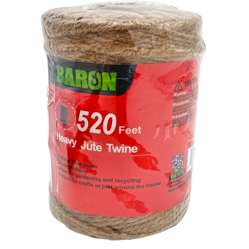 Baron 70308 Twine, 520 ft L, Jute, Green