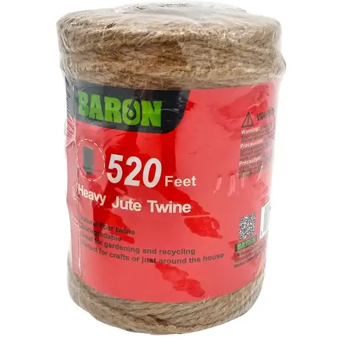 Twine, 520 ft L, Jute, Green