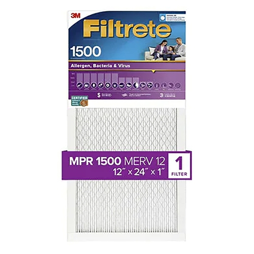 FILTER AIR 1500MPR 12X24X1IN