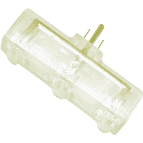 Tradesman Outlet Adapter, 15 A, 125 V, 3 -Outlet, Clear