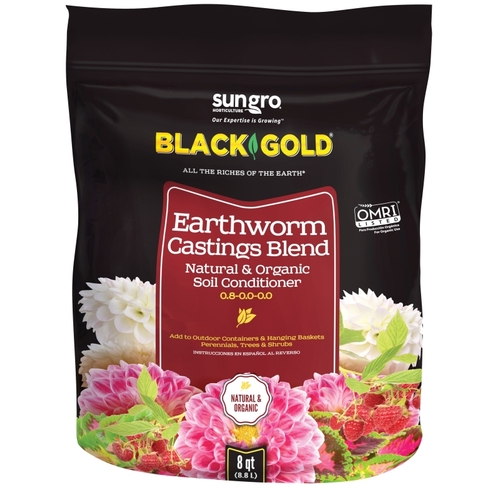 Sunshine Earthworm Casting, 8 qt Bag