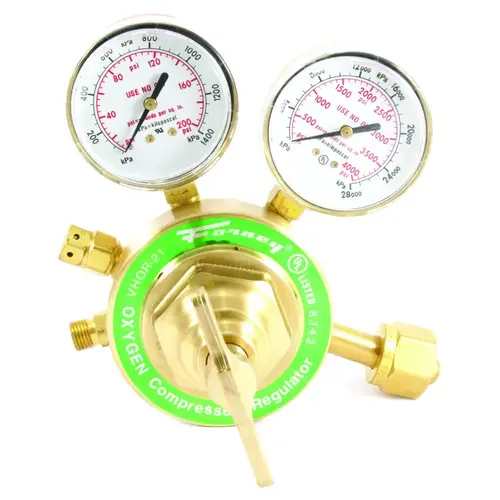 Oxygen Regulator, 2-1/2 in Connection