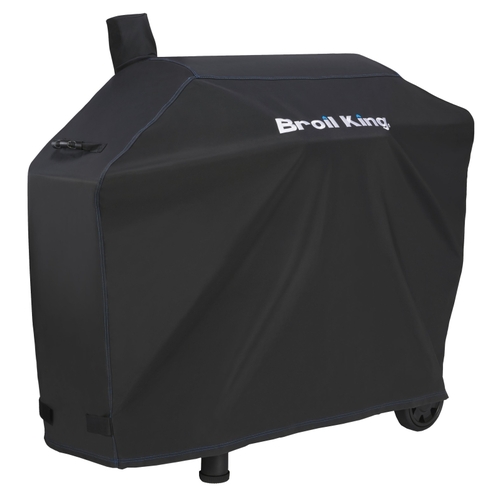 Broil King 67065 Premium Grill Cover, 55 in W, 24 in D, 45 in H, Polyester Fabric/PVC, Black