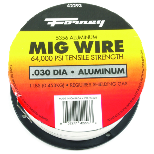 MIG Welding Wire, 0.03 in Dia, Aluminum