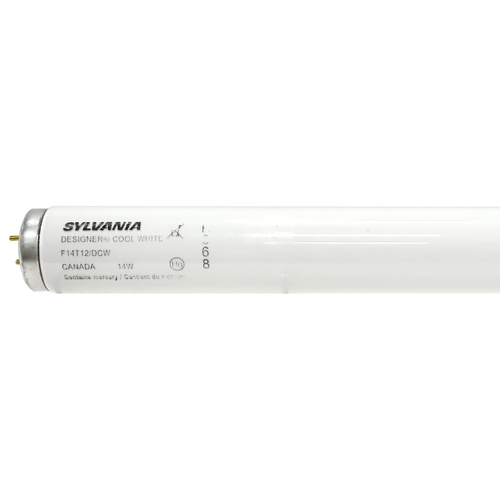 Fluorescent Bulb, 14 W, T12 Lamp, Medium Lamp Base, 648 Lumens, 4100 K Color Temp, Cool White Light - pack of 6