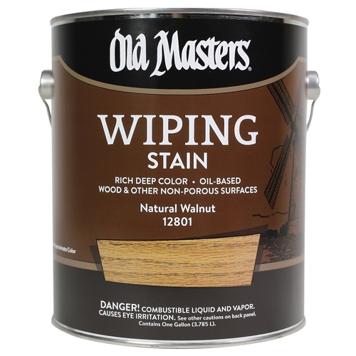 Wiping Stain, Natural Walnut, Liquid, 1 gal, Can