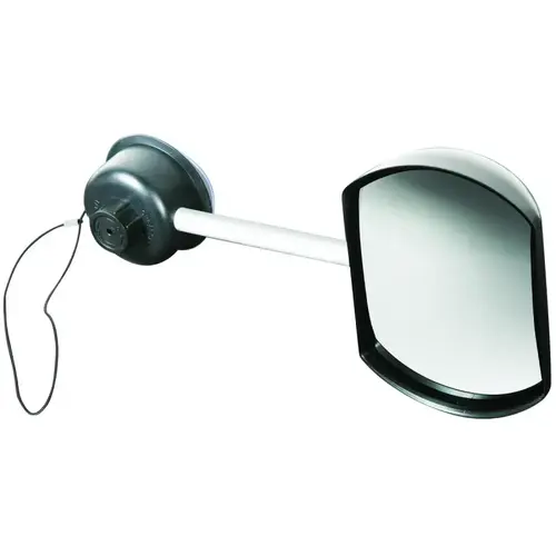 Tow-N-See Mirror Extender, Flat, Silver