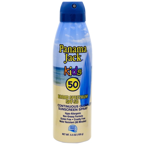 Panama Jack 4350 Continuous Spray Kids Sunscreen, 5.5 oz Bottle