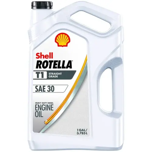 Shell Rotella 550054449 550045380 Engine Oil, 30, 1 gal Amber