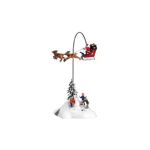 Lemax 54353-XCP4 Christmas Figurine, 12.6 in H, Santa Claus is Coming to Town - pack of 4