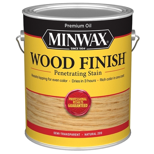 Wood Finish 0 Wood Stain, Natural, Liquid, 1 gal, Can - pack of 2