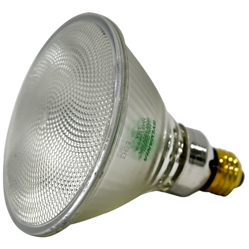 Halogen Reflector Lamp, 80 W, Medium E26 Lamp Base, PAR38 Lamp, Bright White Light, 1545 Lumens