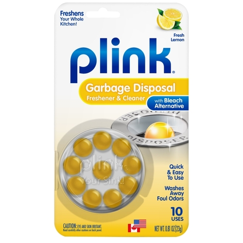 9010PRO Garbage Disposal Cleaner and Deodorizer Carton, Lemon, Cloudy Pale Yellow - pack of 10