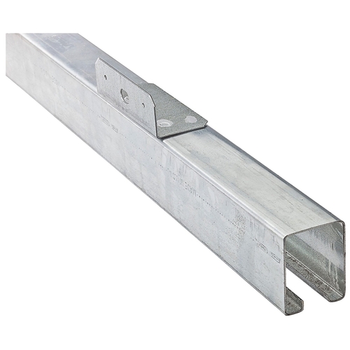 National Hardware N153-494 Face Mount Box Rail Galvanized Silver Steel Galvanized