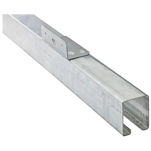 Face Mount Box Rail Galvanized Silver Steel Galvanized