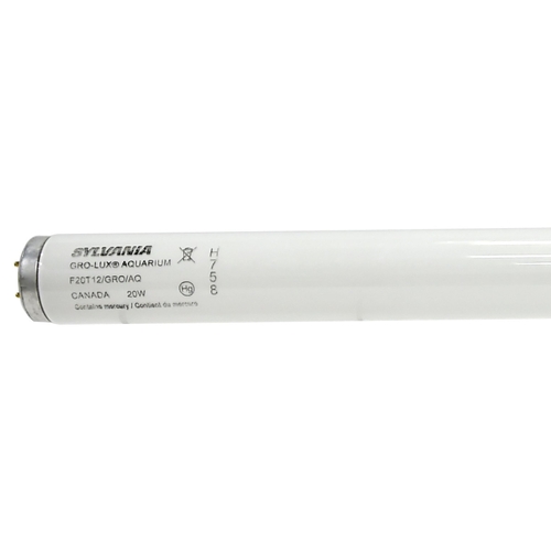 Fluorescent Bulb, 20 W, T12 Lamp, Medium G13 Lamp Base, 480 Lumens, 9000 hr Average Life